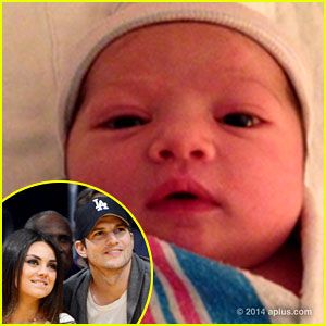 images ashton kutcher mila kunis baby photo revealed 9509b50b