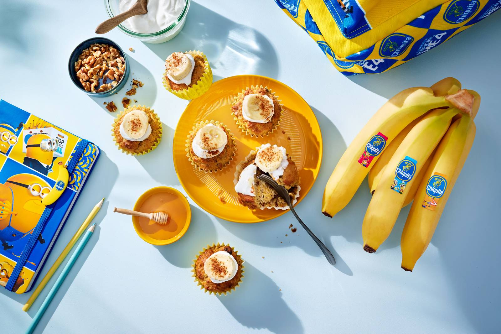 240715 CHIQUITA MINION RECIPES Carrot cake muffins