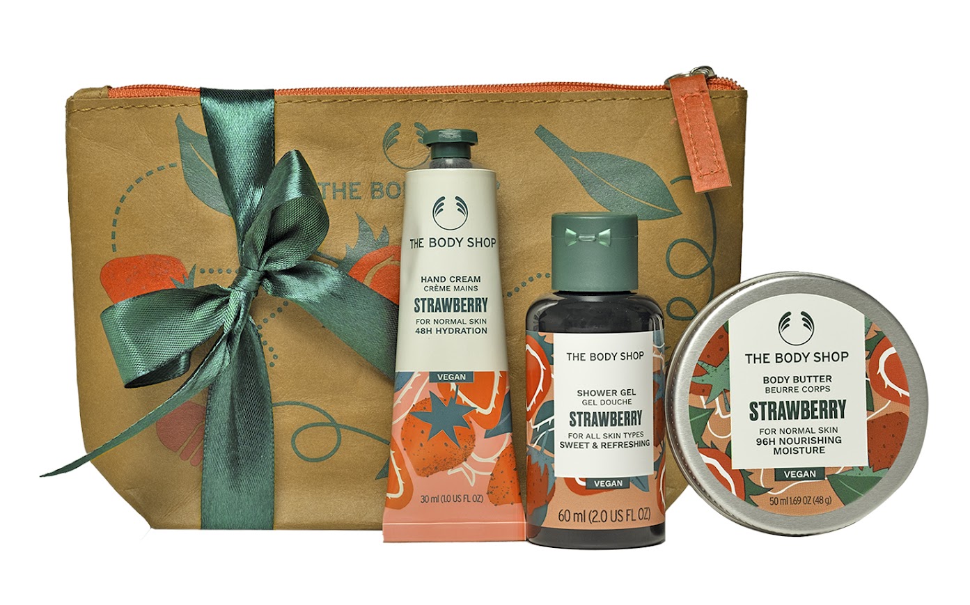 NOURISH FLOURISH STRAWBERRY GIFT BAG OPEN Αντιγραφή